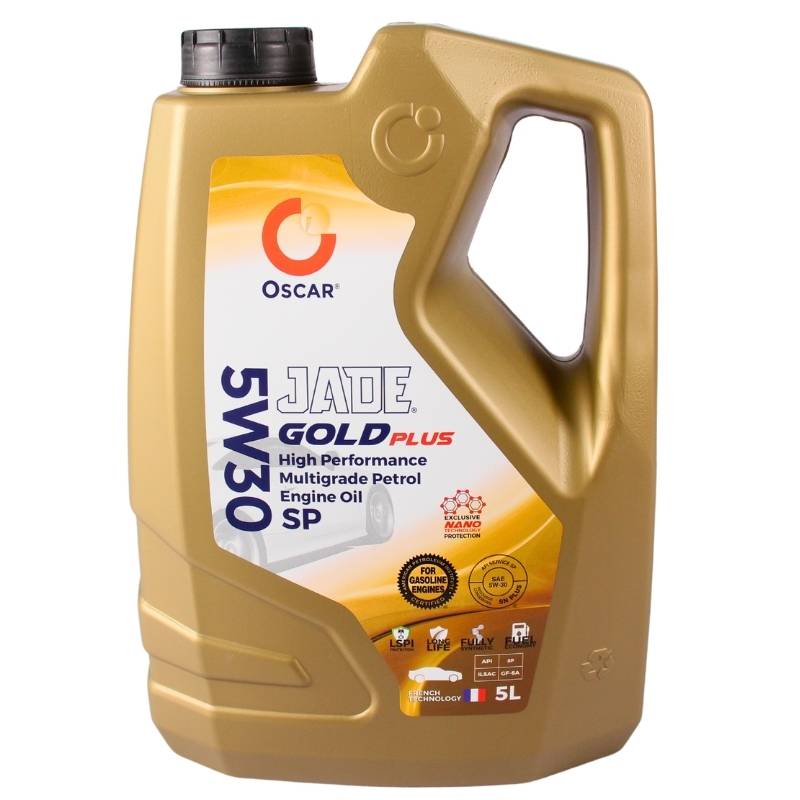 Oscar Jade Gold SAE 5W30 5 Litre API SP Fully Synthetic Engine Oil