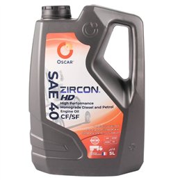 Oscar Zircon SAE 40 5 Litre API CF/SF Heavy Duty Engine Oil