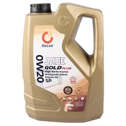 Oscar Jade Gold Plus 0W20 5 Litre API SP/CF Fully Synthetic Engine Oil