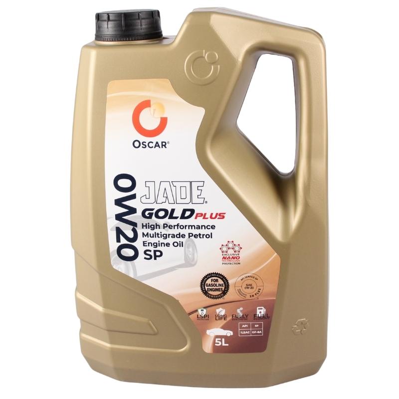 Oscar Jade Gold Plus 0W20 5 Litre API SP/CF Fully Synthetic Engine Oil