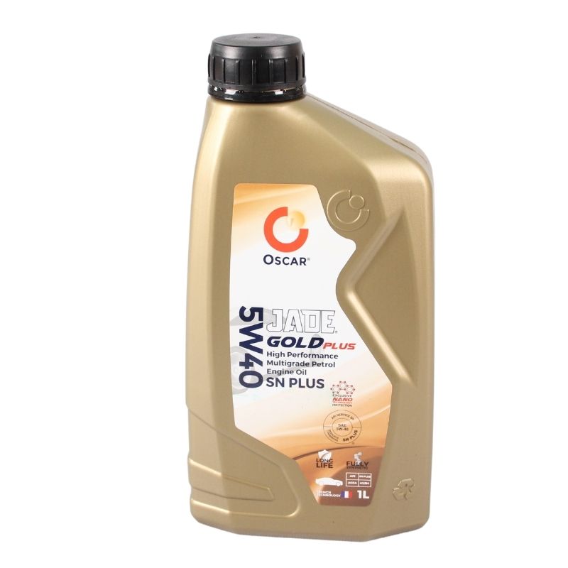 Oscar Jade Gold SAE 5W40 1 Litre API SN PLUS Fully Synthetic Engine Oil