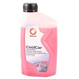 Oscar Cool Car Long Life Antifreeze Concentrate 100% G12 1 Litre