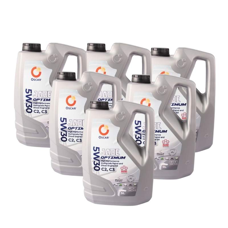 Oscar 5W30 5L Jade Optimum High Performance Fully Synthetic Oil 6 Pack