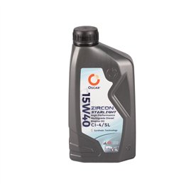 Oscar Zircon Starlight 15W40 1 Litre CI-4/SL Semi Synthetic Engine Oil