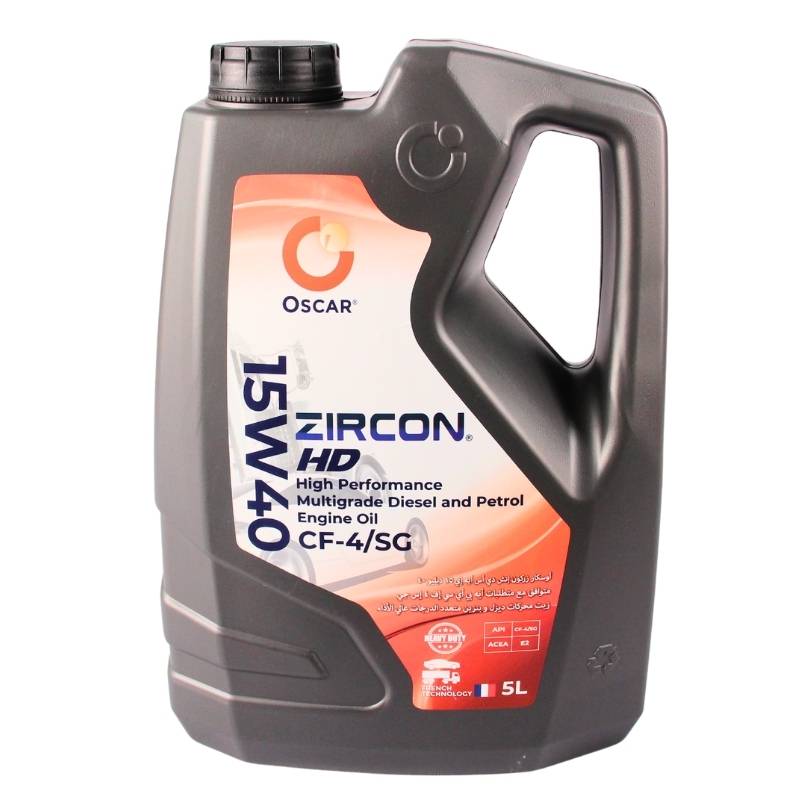 Oscar Zircon 15W40 5 Litre API CF4/SG HD Heavy Duty Engine Oil