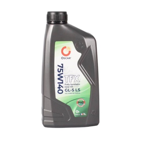 Oscar TFX SAE 75W140 GL-5 LS Fully Synthetic Gear Oil