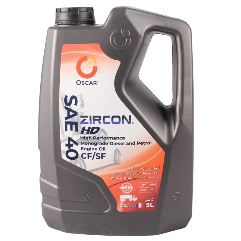 Oscar Zircon HD SAE 40 5L Heavy Duty Diesel and Petrol Engine Oil