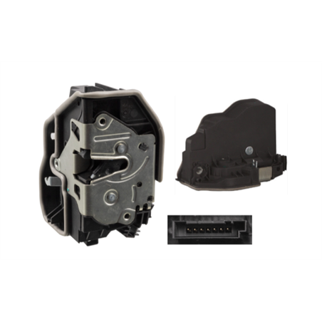 BMW 5 Series F10 520i 13-17 N20B20 7 Pin Right Front Door Lock