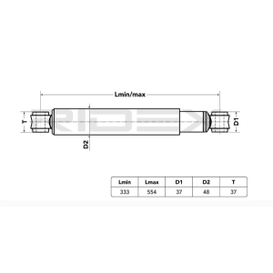 Isuzu KB Series KBD26 C190 KBD27 C223 KBD28 4JA1 KBD40 4X4 C190 KBD41 4X4 C190 79-89 Rear Shocks
