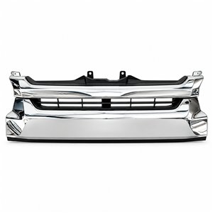 Toyota Quantum Grill 14- Broad Bumper High Roof Chrome Black