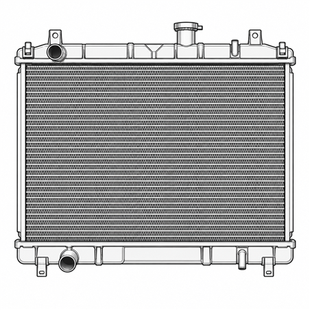 Hyundai Tucson I 2.0 G4GC 16V 102KW 04-10 Radiator