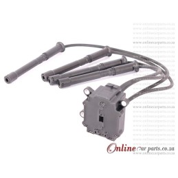 Renault Clio II 1.2 16V D4F 03-09 3 Bolt Ignition Coil Different Length leads 8200051128 8200025256