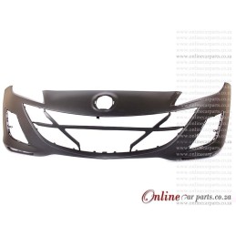 Mazda 1.6 Sedan Hatchback Front Bumper With Fog Light Fog Lamp Holes Primed 2009-