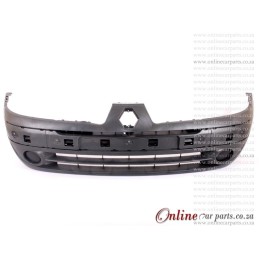 Renault Clio MK II Plain Front Bumper With Fog Light Fog Lamp Cover And Strip Holes