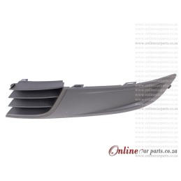 VW Polo Vivo Right Hand Side Front Bumper Grille Without Fog Light Fog Lamp Holes P1 2010-2014