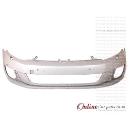 VW Golf 6 GTI Front Bumper With Fog Light Fog Lamp and Washer and PDC Holes Primed P3