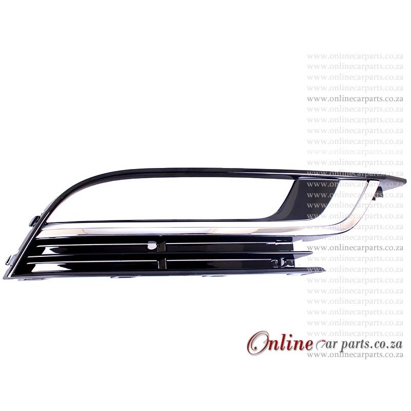 VW Passat CC 2.0 TFSI Right Hand Side Front Bumper Grille With CP Moulding and Fog Light Fog Lamp Holes P3 2012-