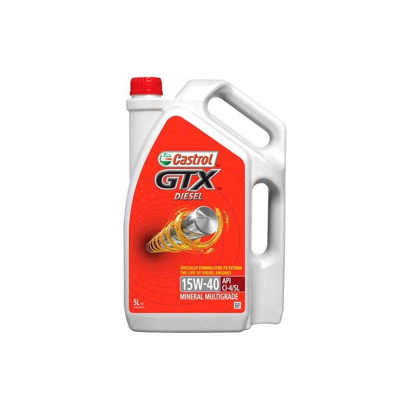 Castrol GTX Diesel 15W-40 5L Mineral Multigrade Oil