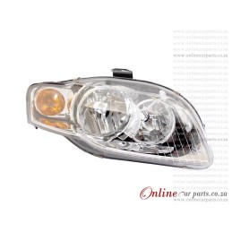 Audi A4 B7 05-07 Right Hand Side Electric Head Light With Motor