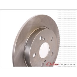 TOYOTA COROLLA 1.4 1.6 1.8 2.0D Rear Solid Brake Disc 2007 on