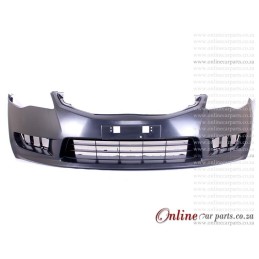 Honda Civic II 09-11 Front Bumper With Foglight Holes And Grille