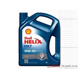 Shell Helix HX7 5L 10W40 Synthetic Technology Petrol Engine Oil 