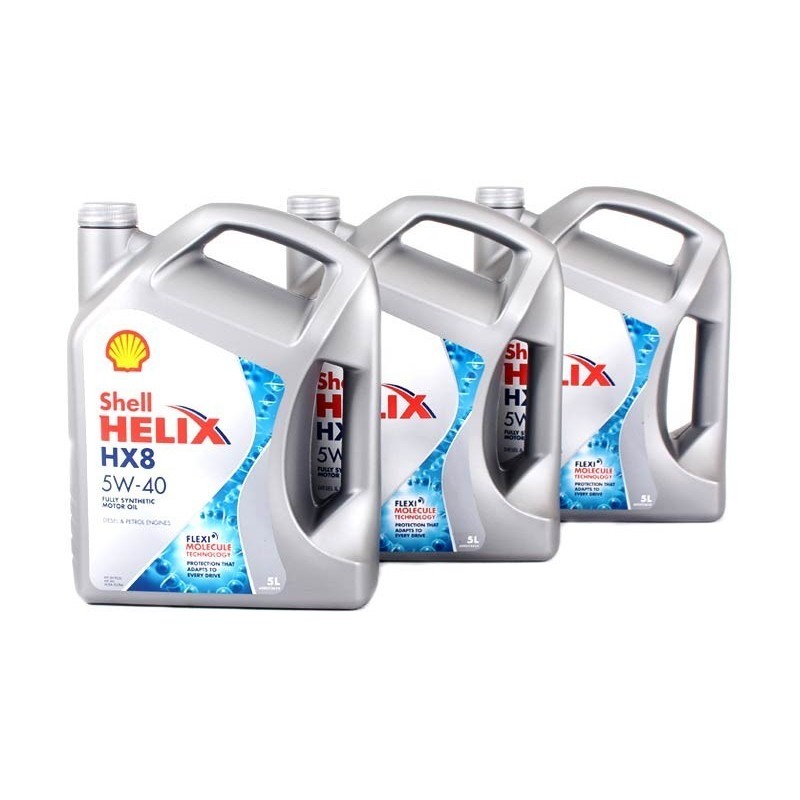 Shell Helix HX8 5W-40 5L Fully Synthetic Engine Oil - 1 Case