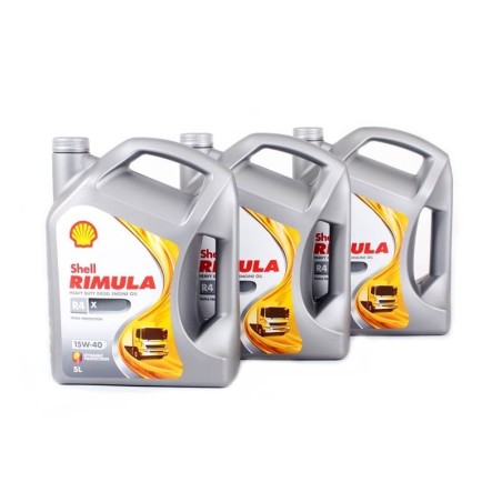 Shell Rimula 5L  R4 X 15W40 Heavy Duty Diesel Oil - 1 Case