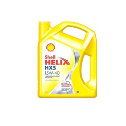 Shell Helix HX5 15W-40 5L Premium Multi-Grade Petrol and Diesel Engine Oil - 1 Case