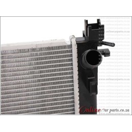 Renault Captur 0.9T 1.2T 1.5D 2015- Radiator