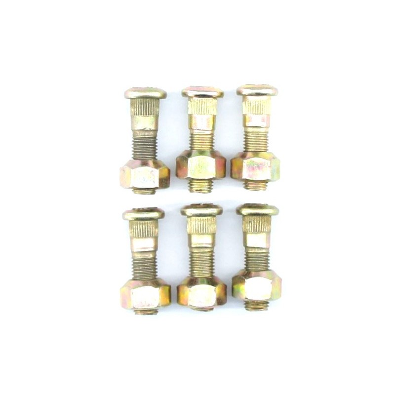 Isuzu KB Series Front Wheel Stud And Nut X6 Pcs