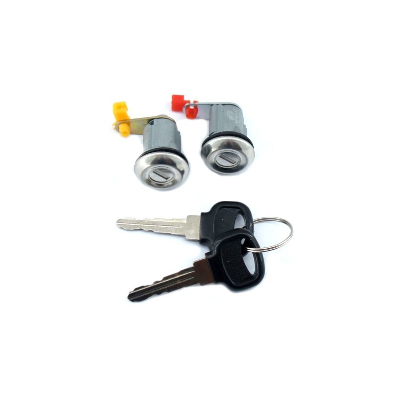 Mazda Rustler Front Door Lock Barrel And Key X2