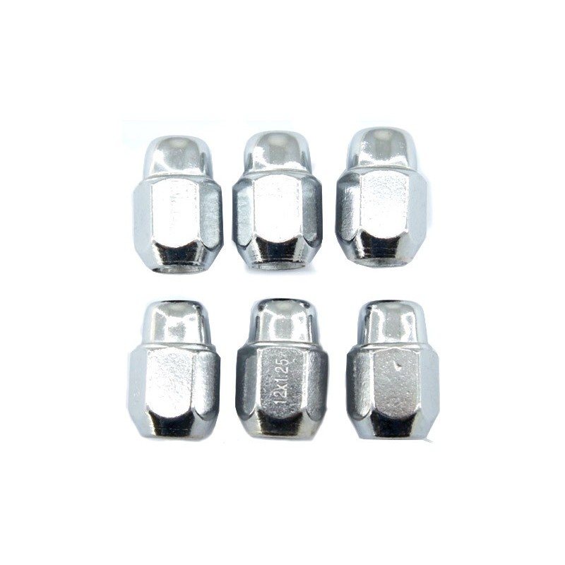 Nissan E20 Wheel Nuts Chrome X6 Pcs 1.25mm