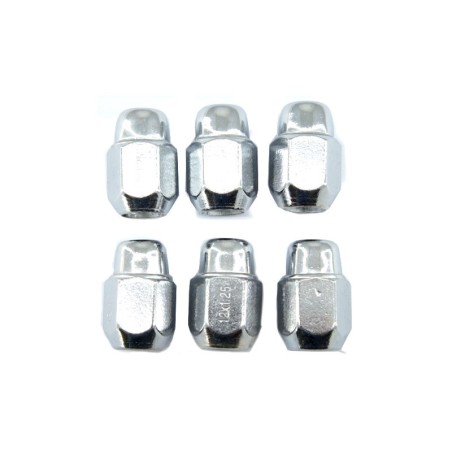 Nissan E20 Wheel Nuts Chrome X6 Pcs 1.25mm