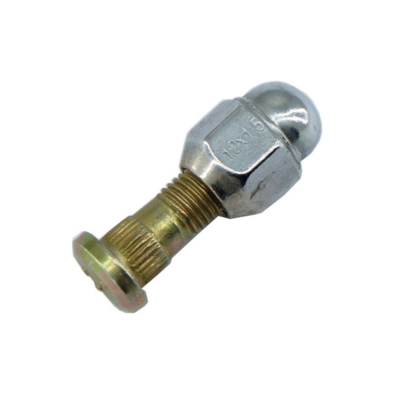 Ford Courier Right Chrome Wheel Stud And Nut