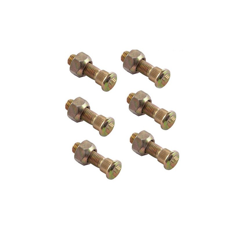 Toyota Rear Wheel Stud And Nut 6 Pcs