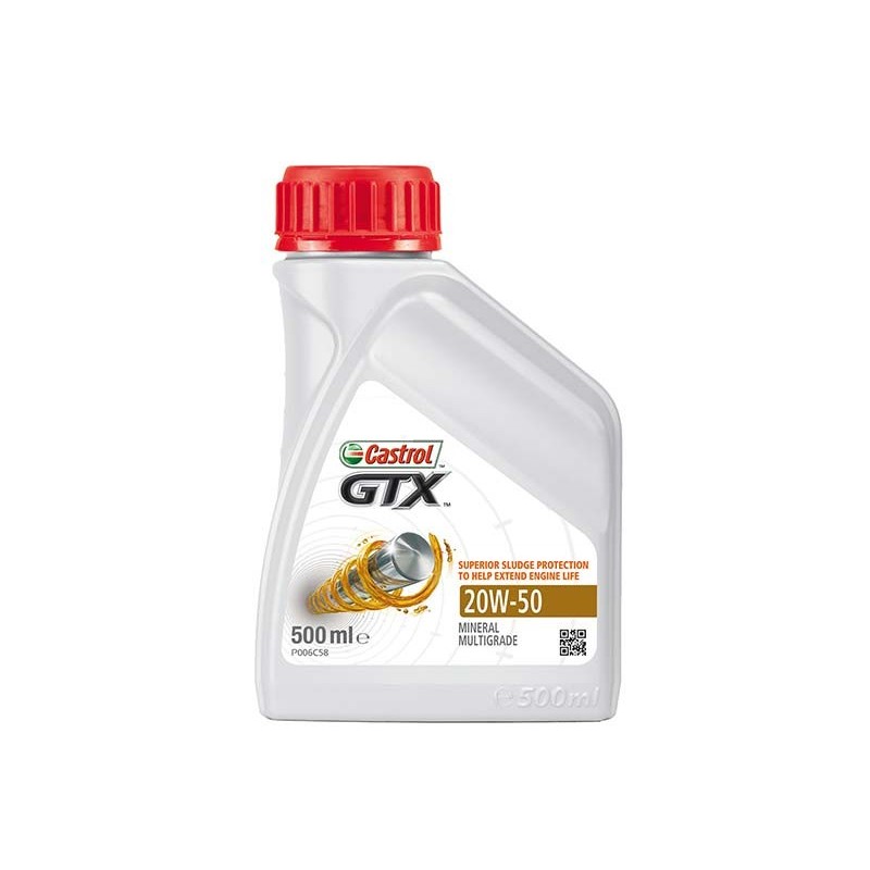 Castrol GTX 20W-50 500ml Mineral Multigrade Oil