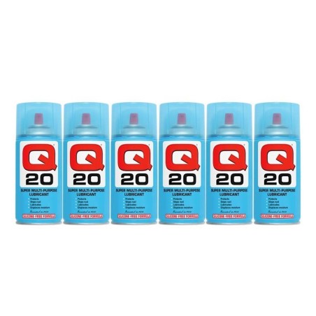 Q20 Super Multi-Purpose Lubricant 300G - Protects Stops Rust Displaces Moisture - 5 PACK