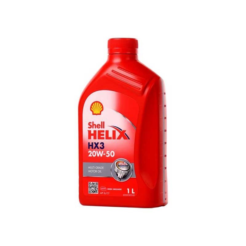 Shell Helix HX3 20W-50 1L Multi-Grade Motor Diesel and Petrol Engines Engine Oil