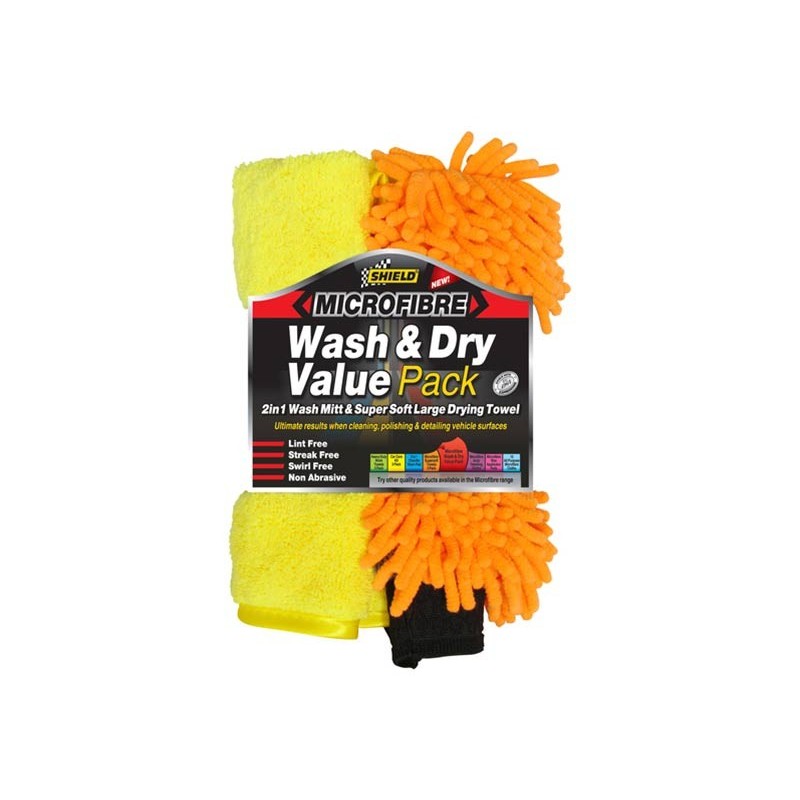 SHIELD Microfibre Wash and Dry Value Pack