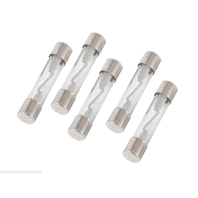 15 Amp Glass Fuse - 5 Pieces Pack