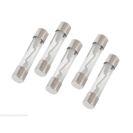 15 Amp Glass Fuse - 5 Pieces Pack