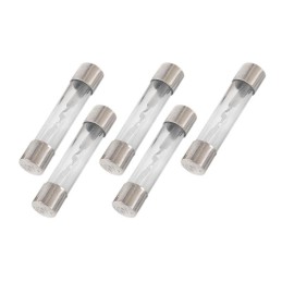 25 Amp Glass Fuse - 5 Pieces Pack