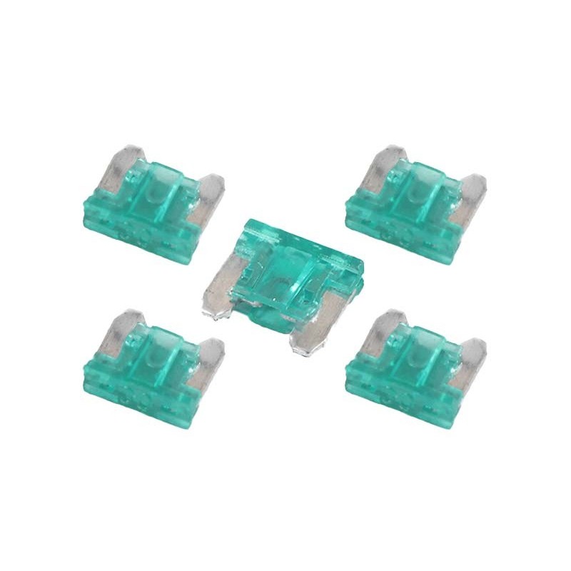 30 Amp Low Profile Mini Blade Fuse - 5 Pieces Pack