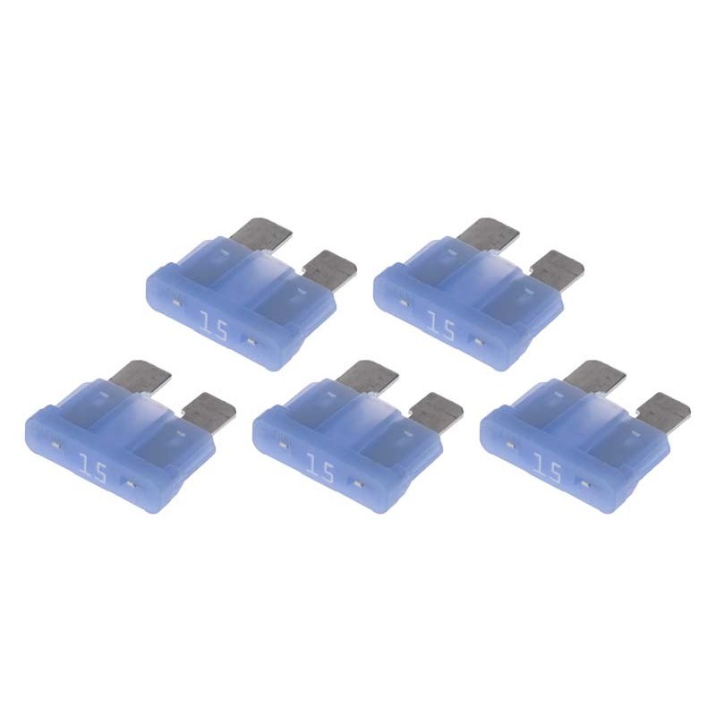 15 Amp Blade Fuse - 5 Pieces Pack