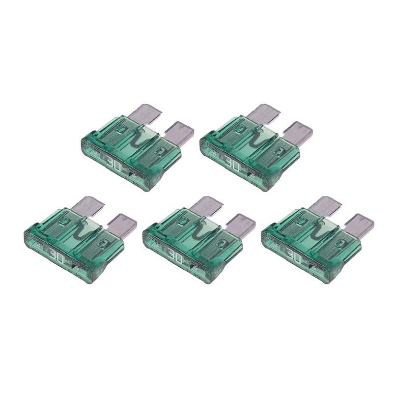 30 Amp Blade Fuse - 5 Pieces Pack