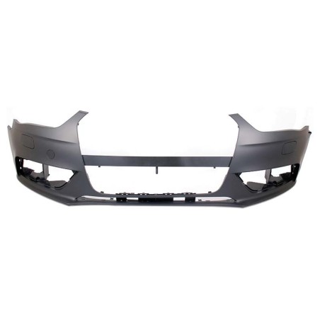Audi A4 B8 12-16 Front Bumper with Headlight Washer Holes