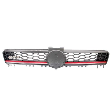 VW Golf VII 13-17 GTi Centre Main Grille Red