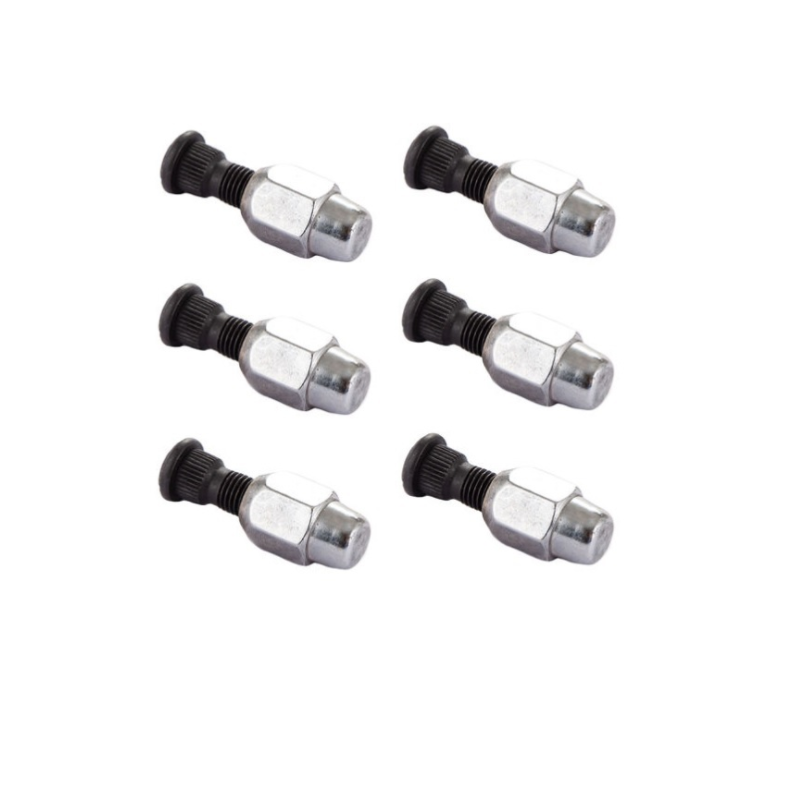 Toyota Hilux D4D Rear Chrome Wheel Stud And Nut X 6 Pcs