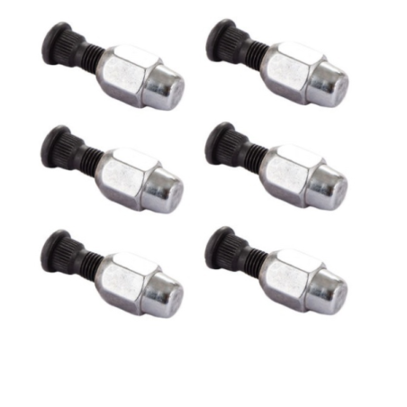 Toyota Hilux D4D Rear Chrome Wheel Stud And Nut X 6 Pcs